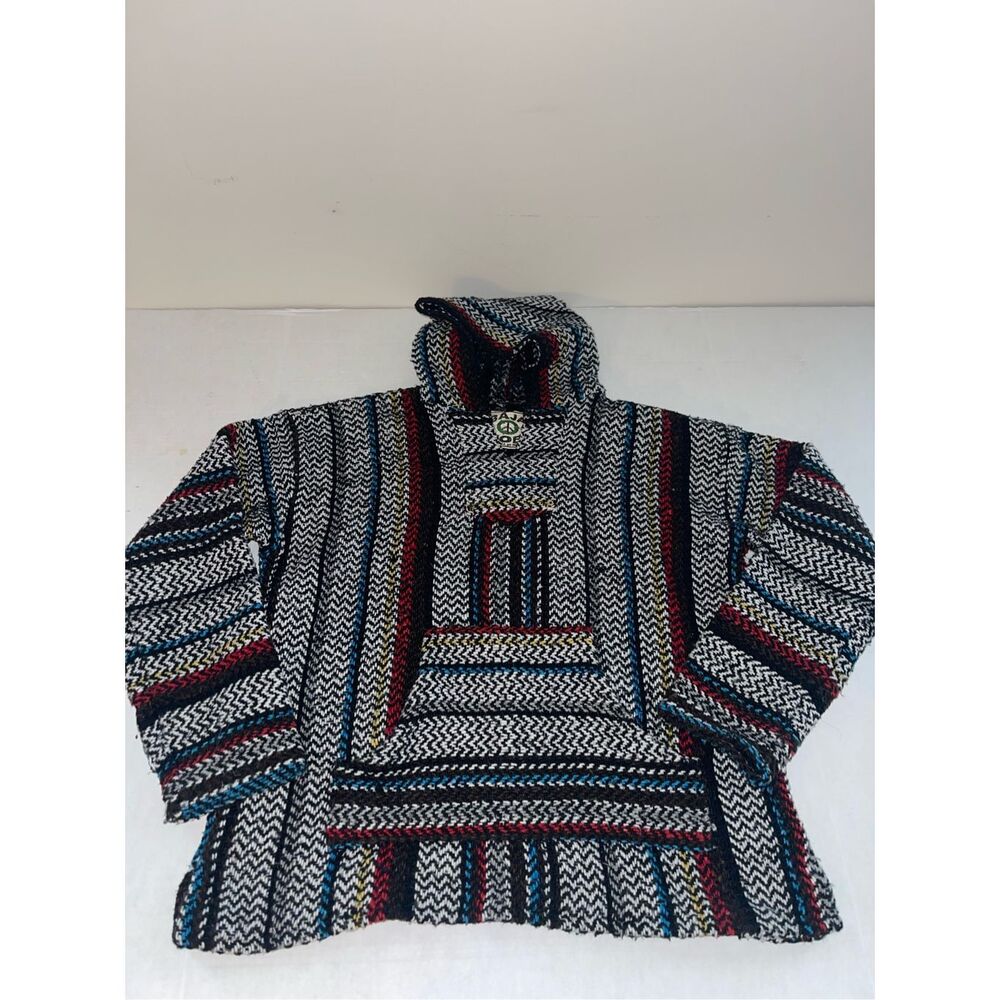 Vintage Baja Joe Pullover Hoodie Sweatshirt Hoodie Potato‎ Sack Men's Small A45